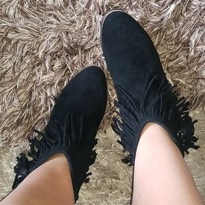 FRINGE WESTERN BOOTIES